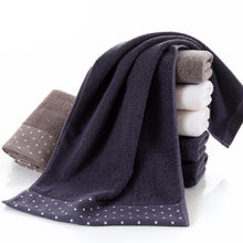 Load image into Gallery viewer, Solid color cotton absorbent towel