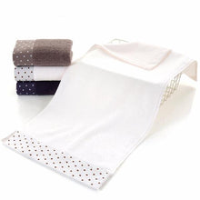 Load image into Gallery viewer, Solid color cotton absorbent towel
