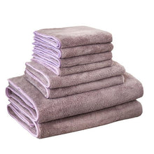Load image into Gallery viewer, Microfiber bath towel set