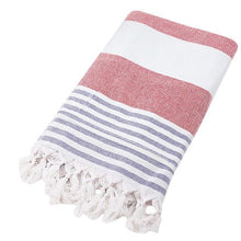 Load image into Gallery viewer, Simple striped pattern jacquard towel